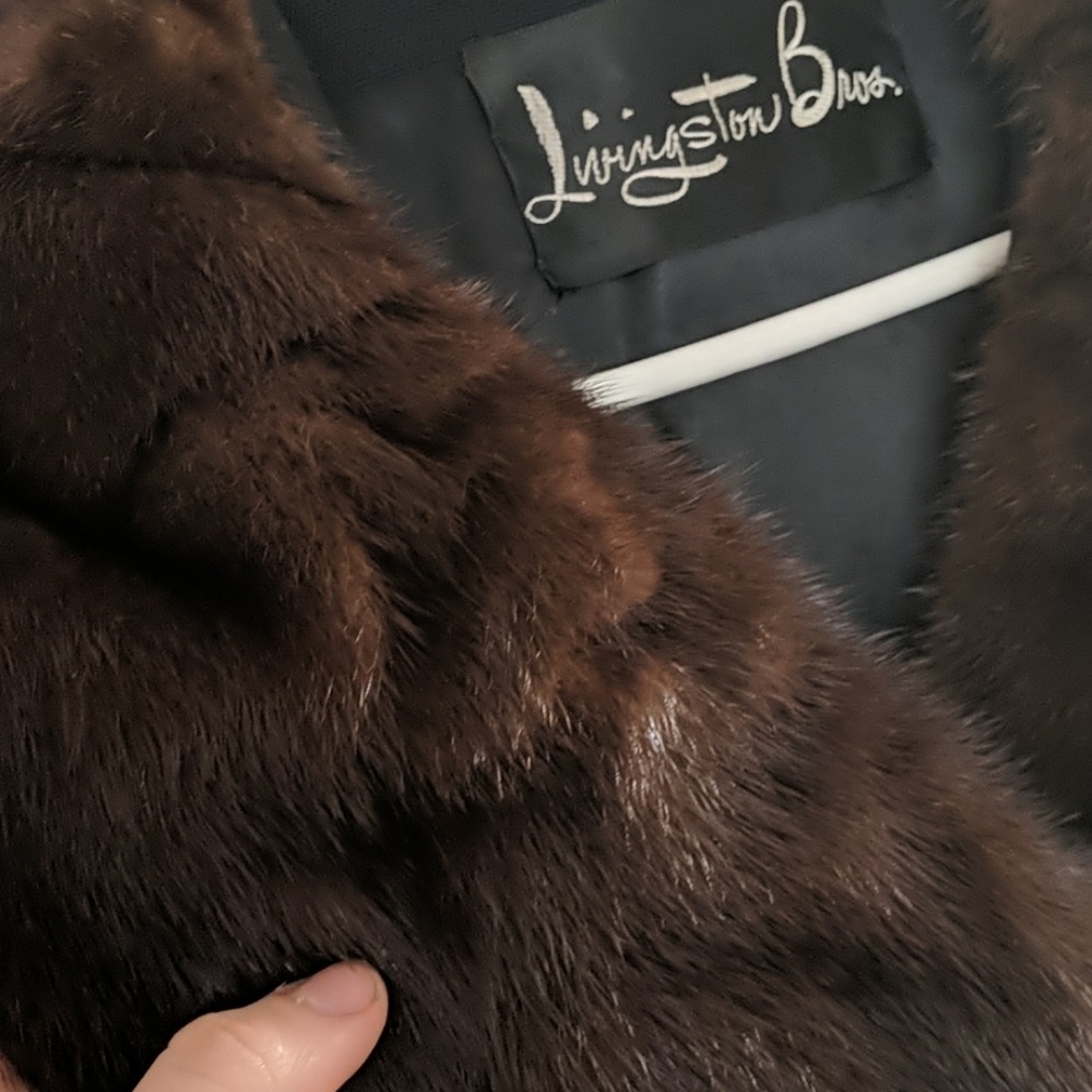 Fur peacoat - Picture 3 of 4
